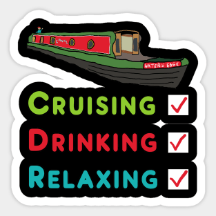 Narrowboat Sticker